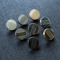 Bouton-pression personnalisé en alliage de zinc de 12 mm avec logo métallique de marque APEX Button Factory pour Thobe, Kandura, Jubba – OEM ODM de luxe