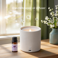 Diffuseur d'arômes USB à lumière chaude, diffuseur d'huiles essentielles alimenté par USB pour chambre à coucher, coffrets cadeaux, logo personnalisé, vente en gros B2B