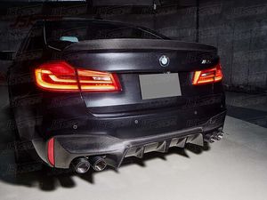 Diffuseur arrière en FIBER de carbone DESIGN 3D avec séparateurs pour <span class=keywords><strong>BMW</strong></span> série 5 2018-2019 <span class=keywords><strong>F90</strong></span> <span class=keywords><strong>M5</strong></span> - Product Image 3