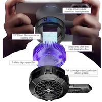 Geaide SL33 Original RGB Magnetic Semiconductor Full Mobile Phone Cooler Irregular Chiller Accessoires de jeu