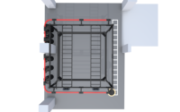 Anneau de boxe multifonctionnel autoportant en PVC et acier pour Muay Thai, avec cordes de levage, couleur/logo personnalisable, 4x4m