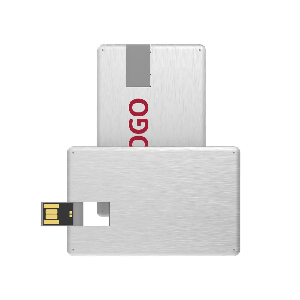 Gitra Business Card USB 2.0 Full Color Printing Popular Gift Advertising 8GB Metal Pendrive 16GB Credit Card USB Flash Drive