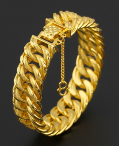 Pulsera de Moda Cubana Chapada en Oro de 24K Z H Jewelry, Pulsera de <span class=keywords><strong>Latón</strong></span> Chapada en Oro Estilo Hip Hop con Zirconia, <span class=keywords><strong>Precio</strong></span> al por Mayor - Product Image 6