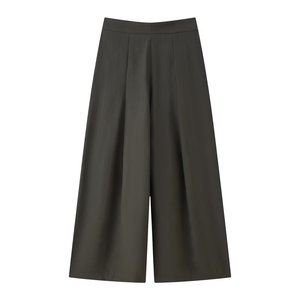 TAOP&ZA Pantaloni Plissettati da <span class=keywords><strong>Donna</strong></span> Stile Retrò Europeo e Americano, Nuova Collezione Autunno 2025, Casual e Semplici 8219100 - Product Image 3