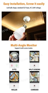 Bóng Đèn VR Wifi Trong Nhà Toàn Cảnh 360 Độ Camera CCTV Camera Bóng Đèn Cam Video Wifi An Ninh Ip - Product Image 6