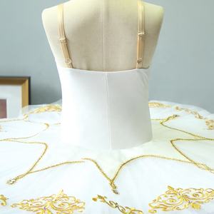 Классическая белая балетная пачка S0013 для девочек для соревнований - Product Image 5