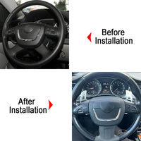 Extensions de palettes de changement de vitesse pour volant de voiture, autocollants de vitesses DSG pour Skoda Octavia A5 MK2 1Z VRS Combi RS Superb 2009-2012
