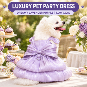 Fabricante OEM ODM, Vestido Elegante y Brillante para Mascotas, Ligero y sin Espalda, para Banquetes, Fiestas y Festivales, para Chihuahuas Pequeños - Product Image 4