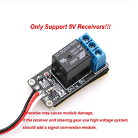 Syhy 1PCS J1 Relais PWM 5V Récepteur 20A Module de Contrôle Électronique DIY Universel Marche-Arrêt Composants Électroniques FPV RC