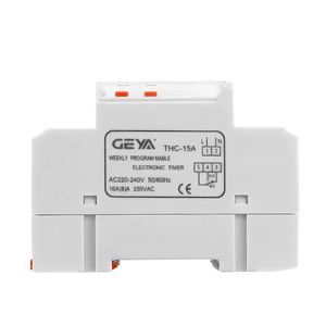 Temporizador Digital Programable Semanal THC16A-30A para Riel DIN con Pantalla LCD, CA 12V/24V/110V/230V - Product Image 3