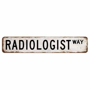 Radiologist Street Vintage Retro Occupations Road Sign, Gift Metal Tin Sign for Bar Cafe Restaurant Shop Wall Decor,6x24 Inch - Product Image 3