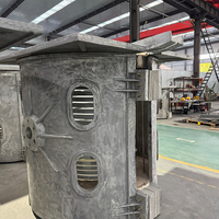 Fourneau de fusion à induction électrique en métal sûr, fabricant de fours à alliages, fabriqué en France, 250 kW, 160 kW, 30 kg, 2 kg, principal