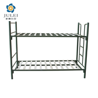 Lits superposés modernes en métal pour adultes, taille personnalisée, double sur grand lit, assemblage facile, revêtement thermolaqué, pour appartement et école