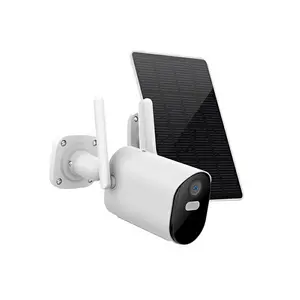 Neueste FHD 1080P Wireless Outdoor Solar kamera Farbe Nachtsicht WiFi Batterie Power IP Surveillance Bullet Kameras