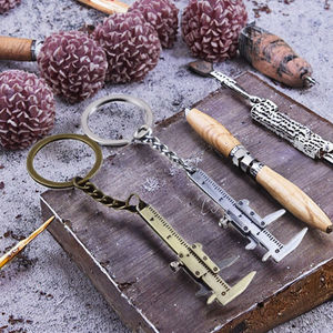 Handige Mini Vernier Remklauw Carabiner Sleutelhanger Zinklegering Hanger <span class=keywords><strong>Offset</strong></span> Uv Printing Mode Lichtgewicht Ontwerp Voor - Product Image 3