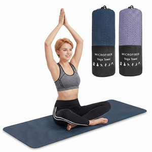 Toalla Deportiva de Microfibra Ultra Suave, Toalla para Yoga Antideslizante y Absorbente de Sudor para Yoga Caliente, Pilates, Ejercicio y Viajes - Product Image 1