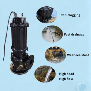 <span class=keywords><strong>Pompe</strong></span> submersible pour eaux usées DINGAO, série WQ, 8-1300m³/h, 3 pouces, en fer chromé haute pression, avec interrupteur à flotteur - Product Image 5