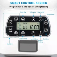 USMILEPET Vente en gros WIFI Intelligent Control Automatic Smart Pet Feeder 3.5L Food Bowls for Timer Dosage Wireless APP Feeding