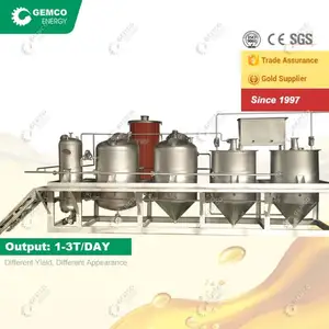 BEST Factory Sale Mini Palm Soybean Small Edible Oil Refinery Machine for Refining Processing Crude Sunflower Oil