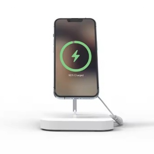 Tocvue PA-05 Mobile Phone Security <b>Stand</b> Modern Design with Anti-Theft Alarm <b>Wireless</b> <b>Charging</b> Display Holder for Apple Store - Product Image 2