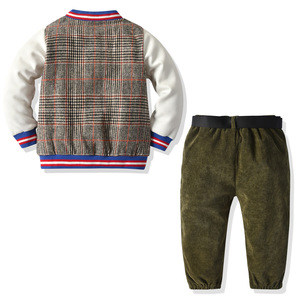 Vêtements d'hiver décontractés pour bébés et enfants, ensembles de vêtements pour garçons, manteaux et pantalons, design chinois - Product Image 2