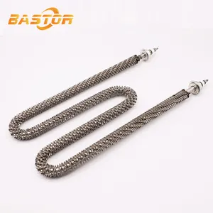 high quality w shape air stainless steel electric coil tubular resistance fin heating element