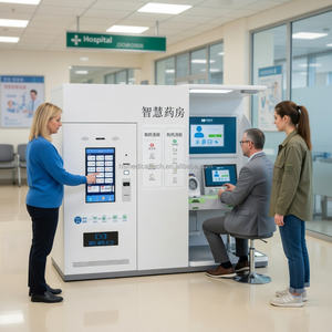 Báscula Médica Huasheng para Medir Peso, Estatura e IMC, con Índice de Masa Corporal, IA Inteligente, Kiosco Médico para el Cuidado de la Salud HS-S550 - Product Image 2