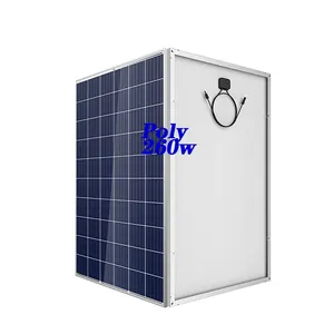 Donghui panel solar 260w solar de silicio policristalino panel máquinas de fabricación