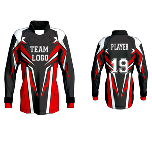 Jersey de Paintball Personalizado de Manga Larga Verde-Negro Blanco-Camuflaje Uniforme de Equipo de Alta Calidad Reversible-Poliéster - Product Image 2