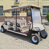 Voiturette de golf électrique 6 places, directement de l'usine, abordable, pour usage commercial, hôtelier et communautaire