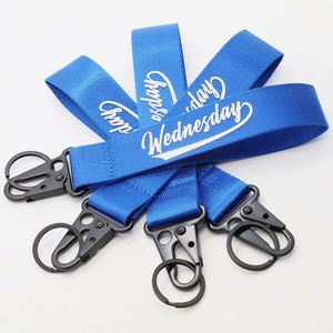 Creative Marketing Giveaways & Corporate Event Promotional Gifts Bulk Custom Nylon Ribbon Tactical <b>Key</b> Holder <b>Lanyards</b> - Product Image 4