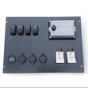 Interruptores Precableados con 2 Puertos USB, Panel de Control de Distribución de 12V para Caravana 4x4, Caja de Control para Toldo, 5X 16A - Product Image 2