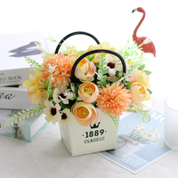 Bouquet de roses artificielles, décoration romantique pour la maison, fleurs de mariage, fleurs artificielles