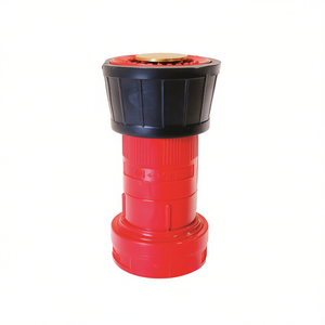 Lance d'incendie en PVC rouge avec capuchon noir pour la prévention et la sécurité incendie - Product Image 2