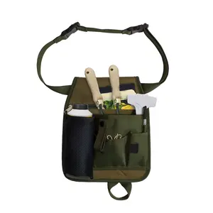 Ferramenta de cintura floral de jardinagem, cinto unissex prático com bolsa suporte