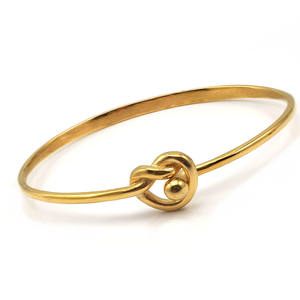 Monili di modo di Disegno In Acciaio Inox Sveglio Elegante Sottile Piccolo Ritorto Argento Sottile Braccialetti Bracciali per le Donne 2.5 Pollici - Product Image 3