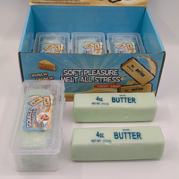 Bâtonnets de beurre croustillants, jouets sensoriels anti-stress à presser, jouets moelleux à rebond lent, cadeaux de fête