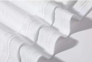 T-Shirt personalizzata con <span class=keywords><strong>testo</strong></span> e LOGO in bianco con stampa pesante da uomo - Product Image 6