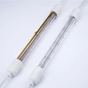 Manufacturer Wholesale Infrared Halogen Heating Tube Emitter IR Glass Tube Heating Lamp 1000w For PET Blowing Machine