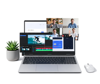 Laptop Layar Sentuh 15.6 Inci AMD Ryzen 5 PRO 3500U dengan Pengenalan Wajah Windows Hello, Notebook Bisnis Ultra Tipis