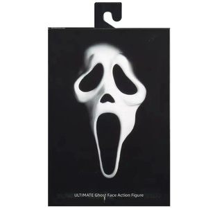 Figurine articulée de luxe <span class=keywords><strong>Scream</strong></span> Ghostface Killer en PVC de 7 pouces (1ère et 2ème génération) - Product Image 1