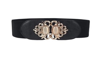 Cinturón de cintura elástico ancho Vintage para mujer para vestidos Z361 - Product Image 4
