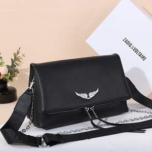 กระเป๋าคลัทช์ผู้หญิงสเปนสุดหรู หนัง PU นุ่ม สะพายข้าง สะพายไหล่ ดีไซน์เนอร์ สายโซ่ กระเป๋าสะพายแฟชั่นทรงซองจดหมาย - Product Image 4