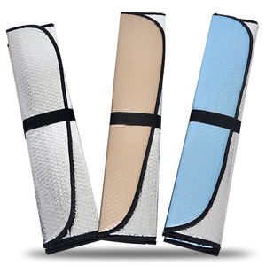 Pare-<span class=keywords><strong>soleil</strong></span> de voiture pliable à cinq couches épaissies avec ventouse magnétique, protection solaire, isolation thermique en feuille d'aluminium pour pare-brise avant - Product Image 5