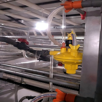 Vanne régulatrice de pression d'eau à rétrolavage automatique pour système de conduite d'eau potable pour poulaillers et équipement agricole