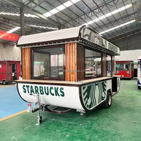 Kleine Pizza & Ijs Food Trailer Met Volledige Keuken Apparatuur Mobiele Koffie Truck & Chipwagen Cart Accessoires Voor Snacks
