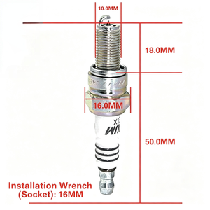หัวเทียนคุณภาพสูง CR8EGP เหมาะสำหรับรถมอเตอร์ไซค์ <span class=keywords><strong>CF</strong></span> 150NK 250 400 <span class=keywords><strong>650MT</strong></span> Phantom Night Cat Jema 150 - Product Image 6