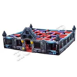 2021 Hot sale inflatable haunted house maze, haunted house inflatable maze for Halloween