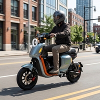Nouveau modèle d'exportation de scooter électrique U2, véhicule de mobilité personnelle, moto, vélo électrique à deux roues avec batterie.