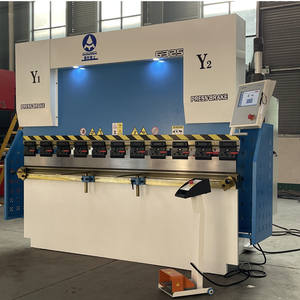 เครื่องพับโลหะแผ่นไฮดรอลิก AOXUANZG ขนาด 2500 มม., เครื่องพับแผ่นพร้อมระบบควบคุม EASYCAT TP10S - Product Image 1